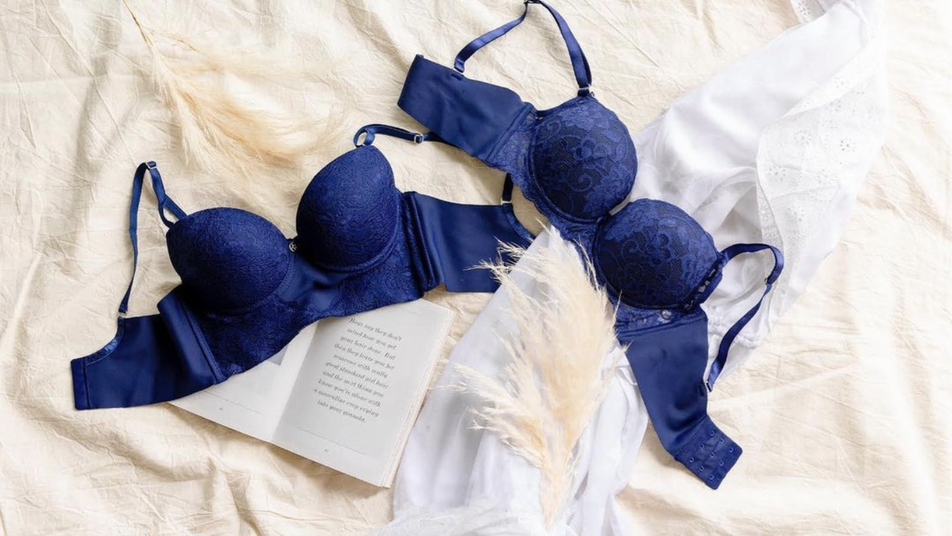 Brasiere Olivia de Encaje Navy
