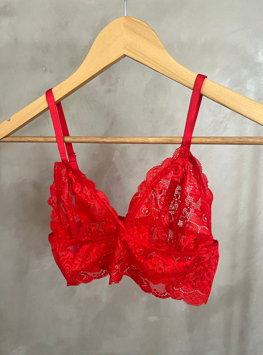 Bralette Lili de Encaje 1001 Rojo