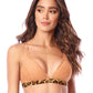 Bralette de Encaje Animal Print