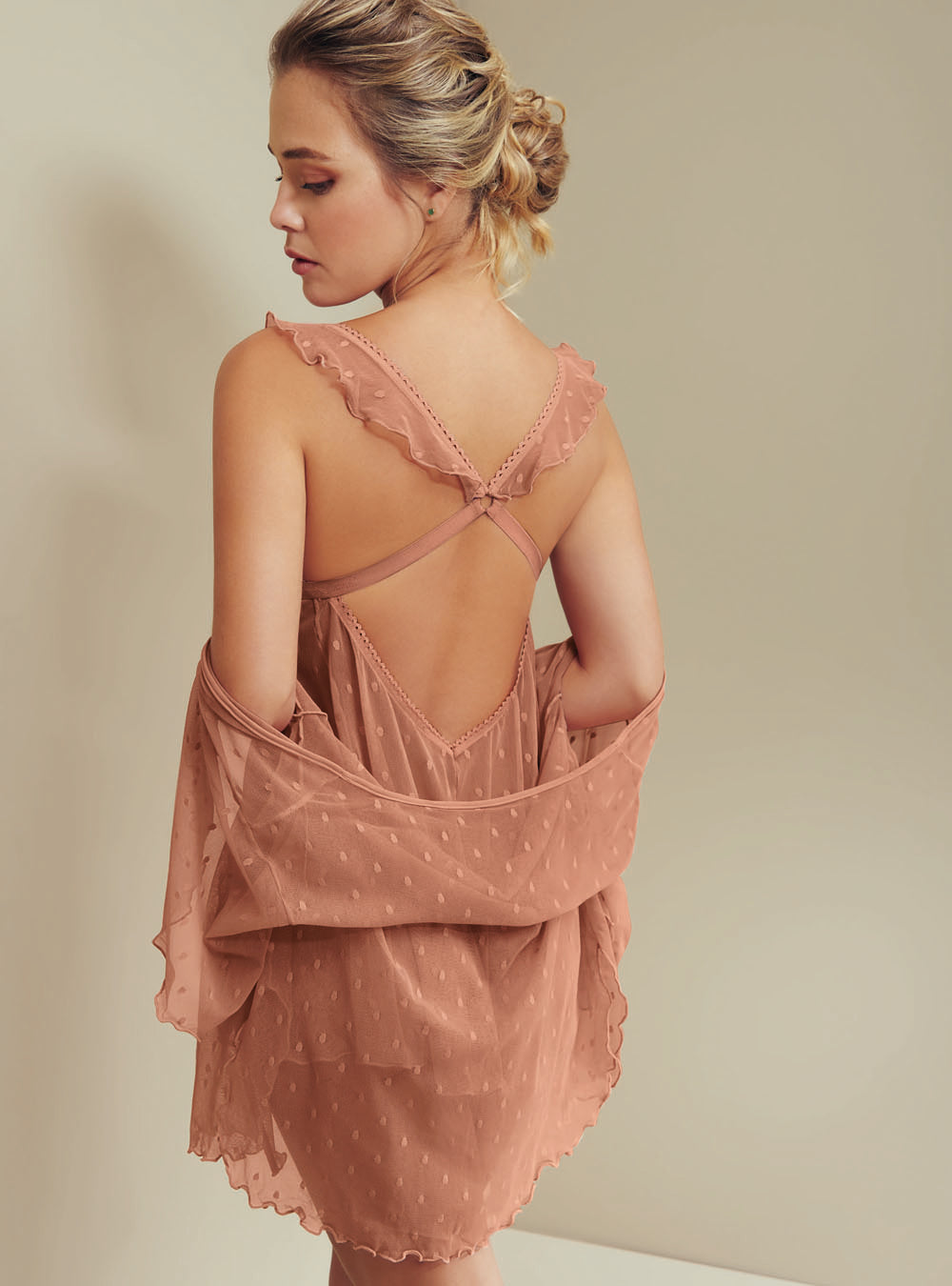 Pijama Amelia Caramelo Velvet