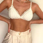 Brasiere Rosa 945 de Encaje Marfil Copas Removibles