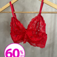 Bralette Lili de Encaje 1001 Rojo