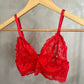 Bralette Lili de Encaje 1001 Rojo