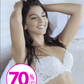 Brasiere Olivia de Encaje Blanco