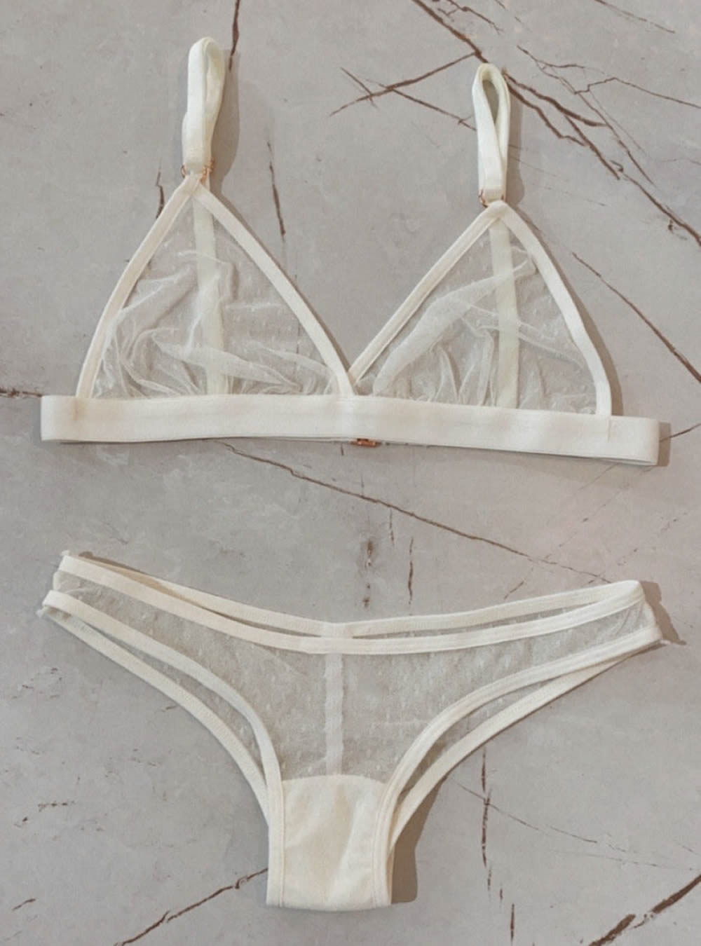 Conjunto Amber Marfil