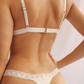 Tanga Colaless con Cintura de Encaje 950 Marfil